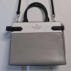 NWOT Kate Spade Gray and Black Women's Crossbody Bag